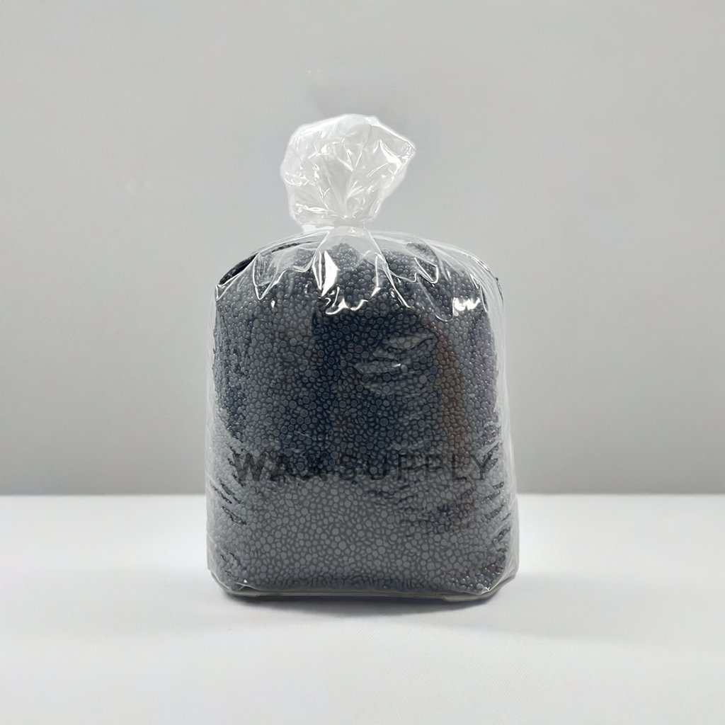 Black Hard Wax Beads (Carbon) (Gel Type Polymer Formula) (Bulk)