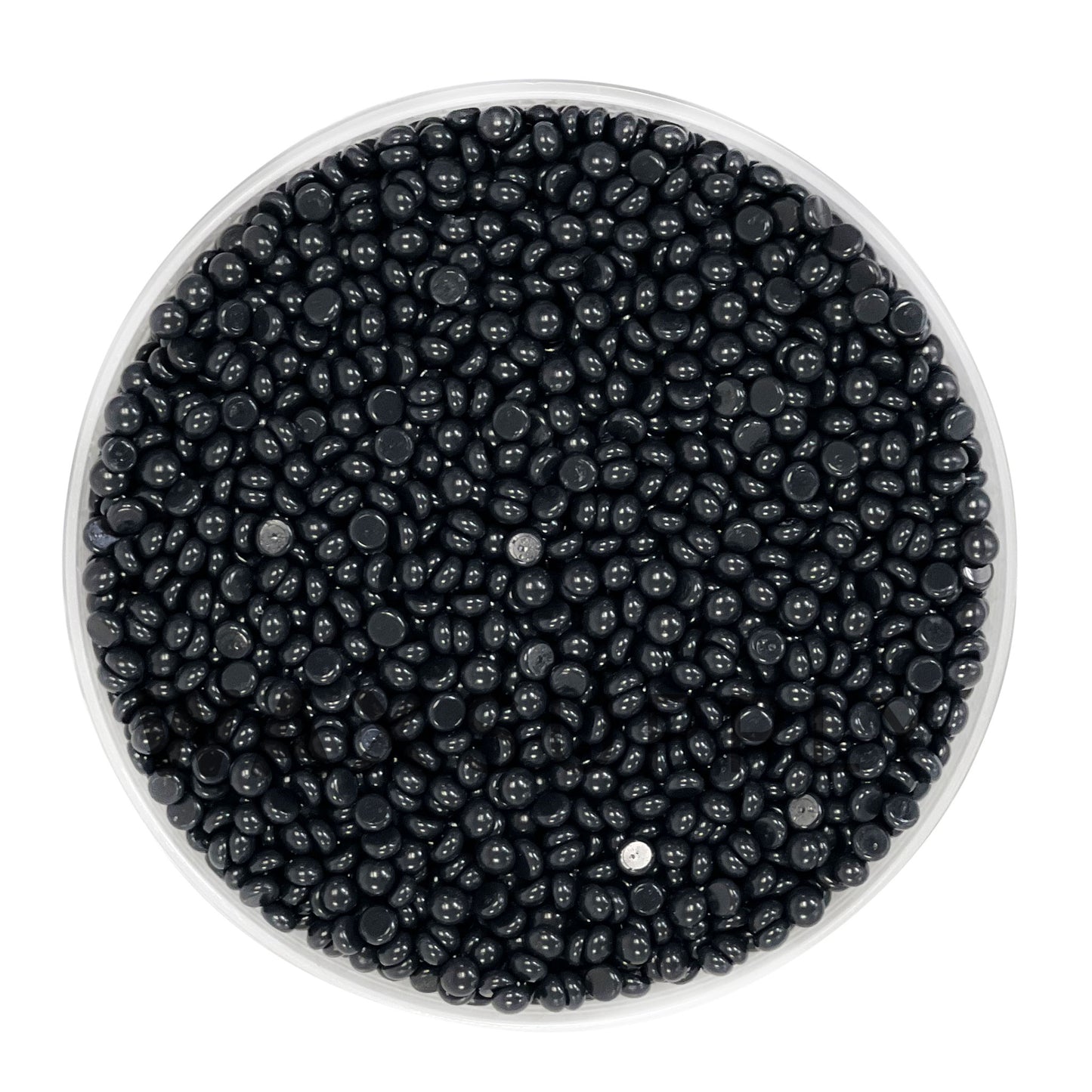 Black Hard Wax Beads (Carbon) (Gel Type Polymer Formula) (Bulk)