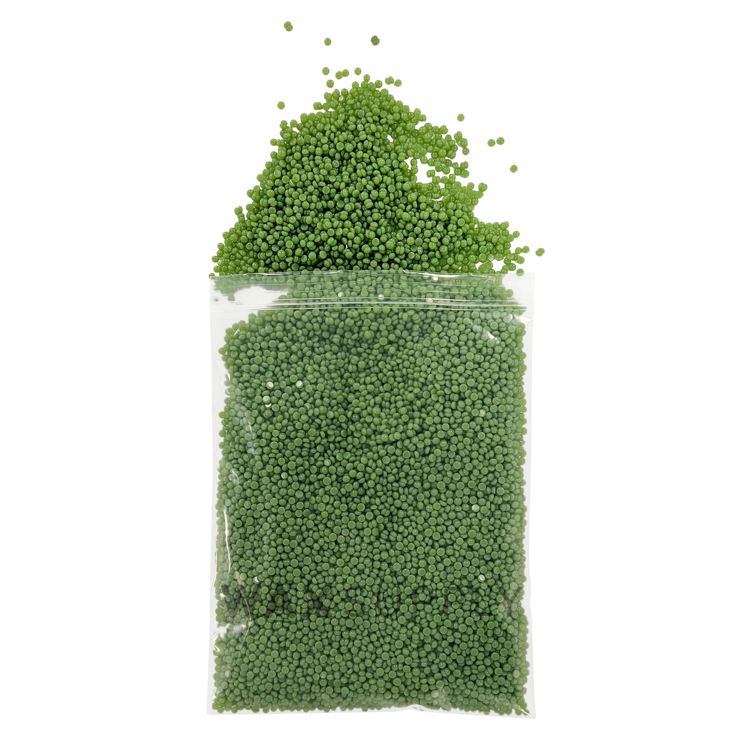 Emerald Shimmer Green Hard Wax Beads (Bulk)