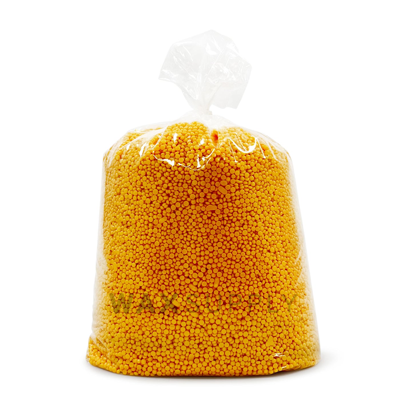 Perlas de cera dura cremosa dorada (a granel)