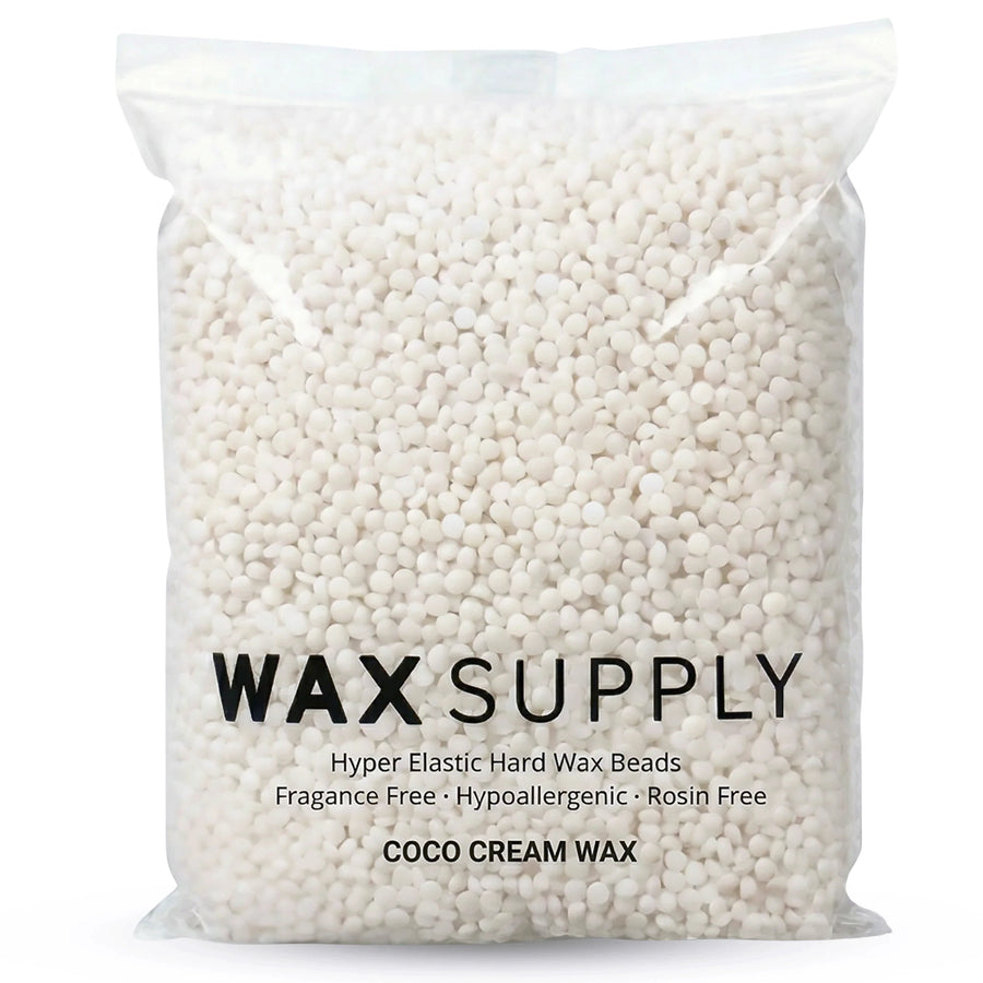 Coco Creamy Hard Wax Beads — Hyper-Elastic European Formula for Coarse & Fine Hair