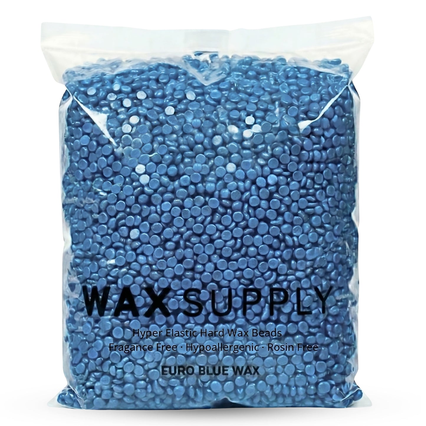 Euro Blue Hard Wax Beads (European Formula) (Hyper Elastic) (Bulk)