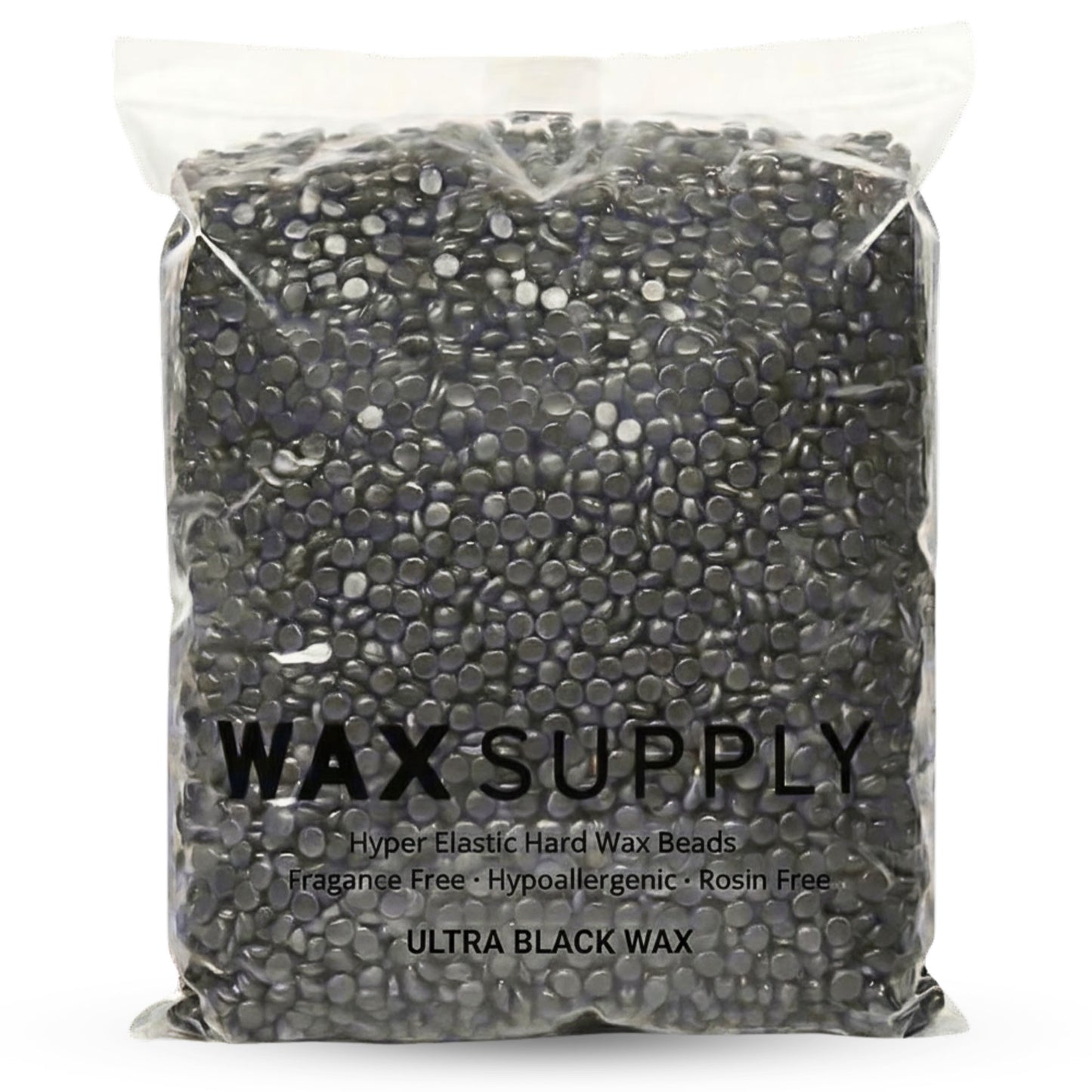 Ultra Black Hard Wax Beads — Rosin-Free Quick-Set for Speed Waxing