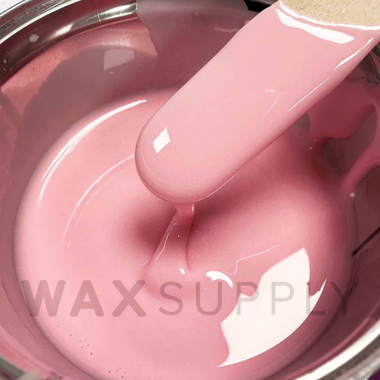 Perlas de cera dura de color crema rosa (composición de color melocotón cremoso) (a granel)