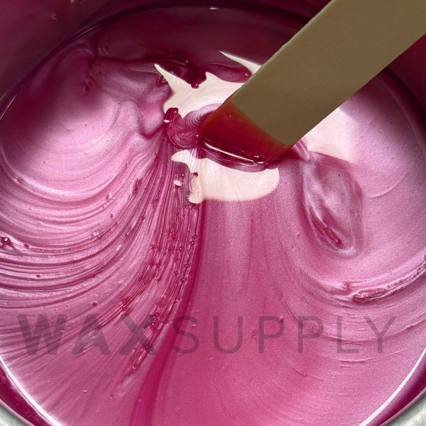 Pink Shimmer Hard Wax Beads — Gel Formula for Brazilian & Bikini Waxing